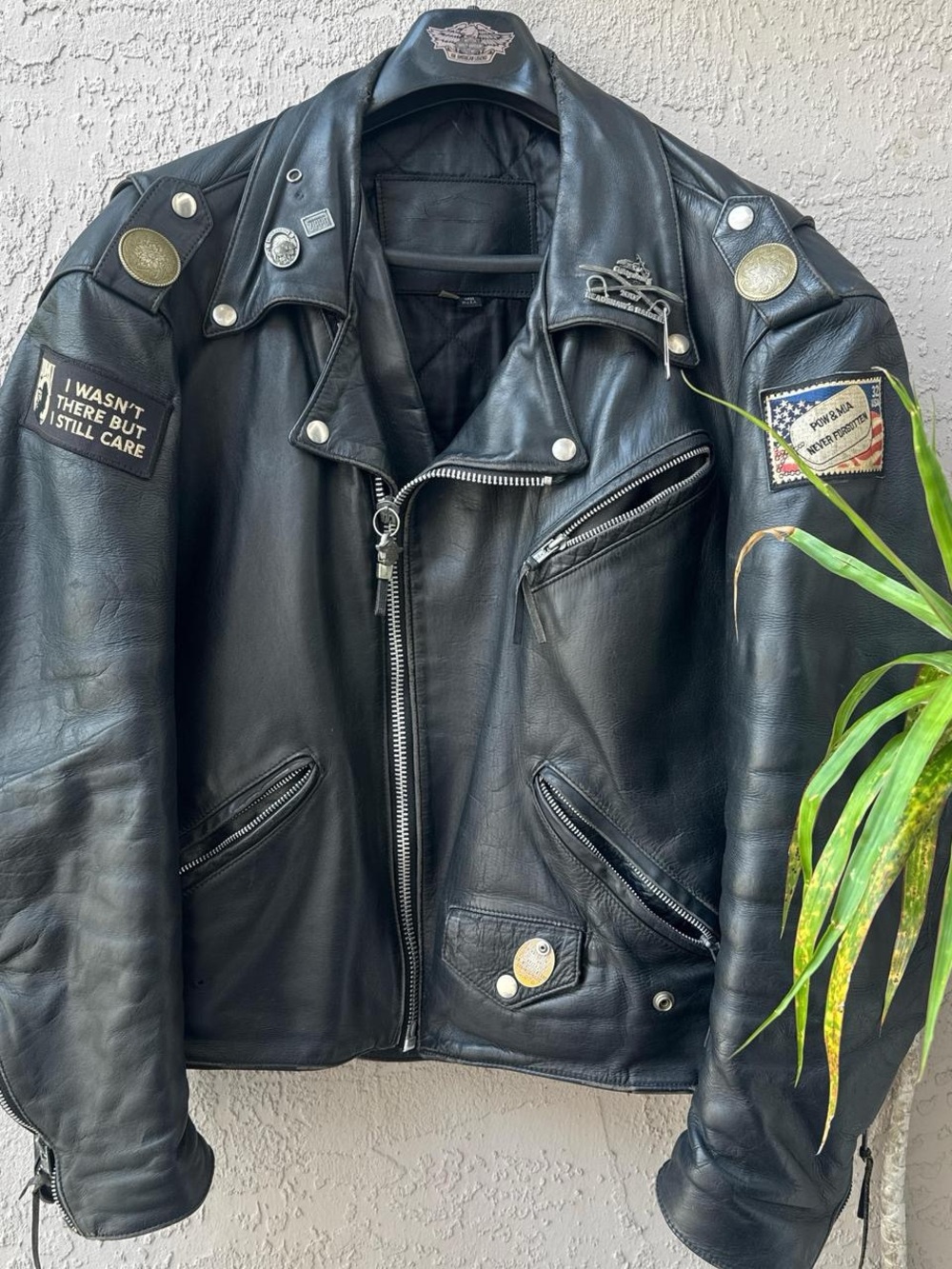 Harley Davidson Biker Vintage Leather Jacket